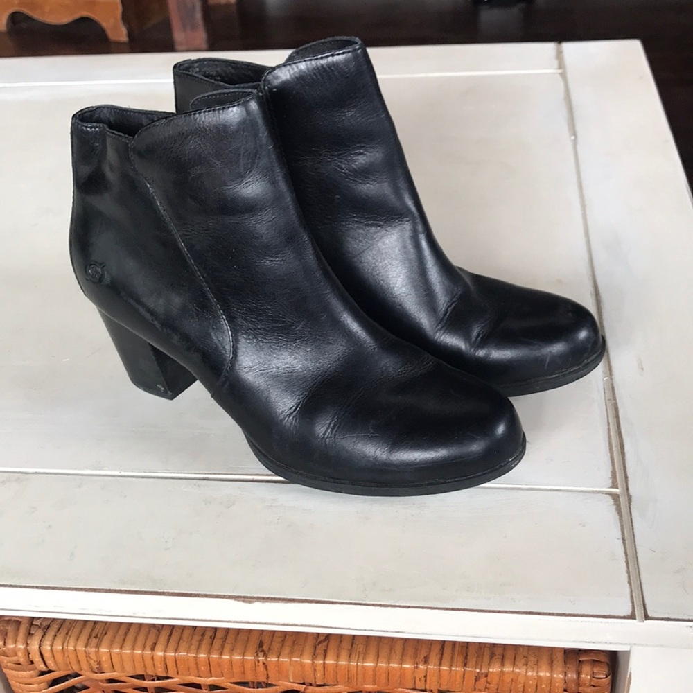 BORN🍃heeled leather boots